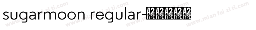 sugarmoon regular字体转换